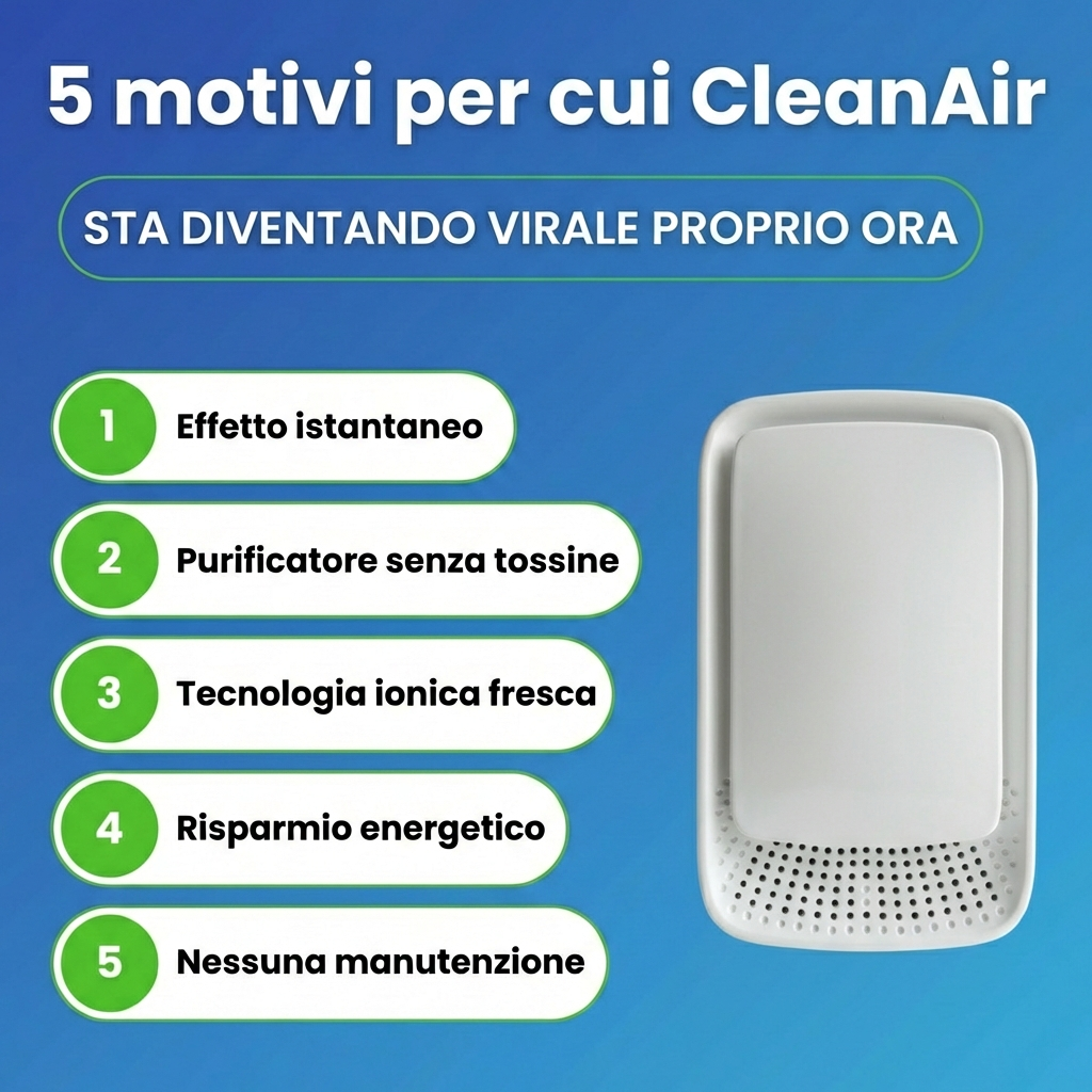 CleanAir™  Purificatore d'aria